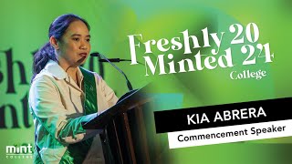 Freshly Minted 2024 College  Theres No Money in the Arts Kia Abrera Explains Why [upl. by Ynnad628]