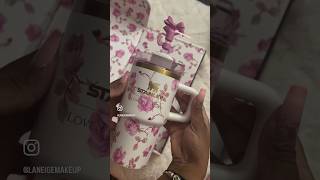 LoveShackFancy Ribbon Rosa Unboxing stanleyxloveshackfancy loveshackfancy coquette stanleycup [upl. by Ilarin]