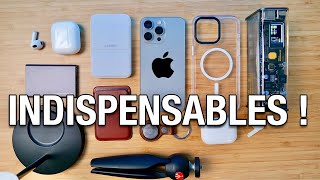 iPhone 15 et 15 Pro  les INDISPENSABLES Accessoires [upl. by Arria]