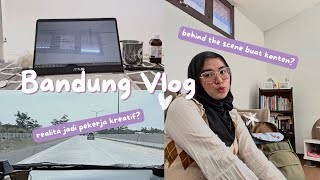 Bandung Vlog  Produktif Weekend  Behind the Scene Pekerja Kreatif plus Minimalist  Indonesia [upl. by Ahsatsan202]