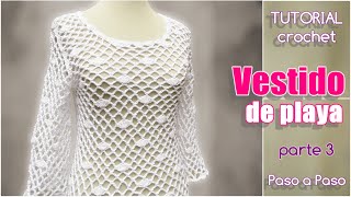 Vestido mujer tejido a crochet paso a paso 3 de 3 [upl. by Romona]