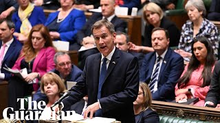 Jeremy Hunt outlines new fiscal plans in autumn statement to Commons – watch live [upl. by Sierra250]