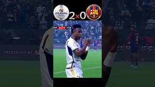 Real Madrid vs Barcelona Vinicius siiuuu celebration • Supercopa de Espana final 2024 cr7 shorts [upl. by Mansur]