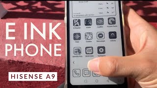 E ink phone Android app showcase  Hisense A9 review [upl. by Stilla]