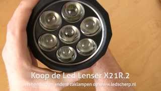 Led Lenser X21R2 led zaklamp review  ledscherpnl NLBE [upl. by Akihsay]