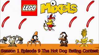 Lego Mixels Reboot S1 Ep9 The Hot Dog Eating Contest Stop Motion [upl. by Earahs]