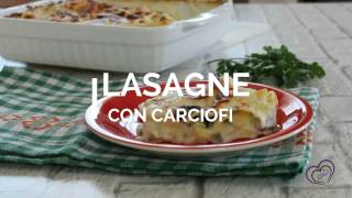 Lasagne con carciofi e mozzarella [upl. by Robina]