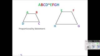 Geometry Lesson 72 Similar Polygons [upl. by Ellennej]