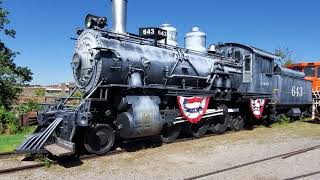 Walking Around Locomotives amp Railcars at Oklahoma Railway Museum [upl. by Ned]