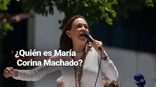 ¿QUIÉN ES  Conoce a María Corina Machado líder de oposición en Venezuela [upl. by Allain]