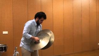 Cymbals Tchaikovsky  4th symphony4th mvmt  Álvaro Cortez [upl. by Melany94]