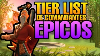 TIER LIST DE COMANDANTES EPICOS  Rise Of Kingdoms en Español [upl. by Chicky644]