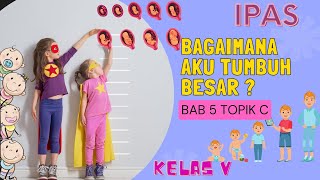 KURIKULUM MERDEKA  KELAS 5  IPAS  BAB 5  TOPIK C  Bagaimana Aku Tumbuh Besar [upl. by Bonne]