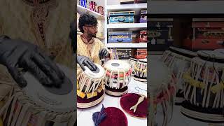 Rupak Taal Testing a beautiful Concert Tabla  wwwSangeetStorecom [upl. by Atoiyanap]