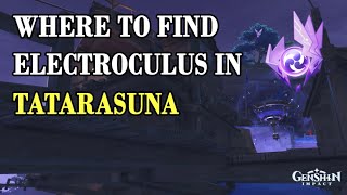 EN Where to Find Electroculus in Tatarasuna  Genshin Impact Guide [upl. by Rhynd]