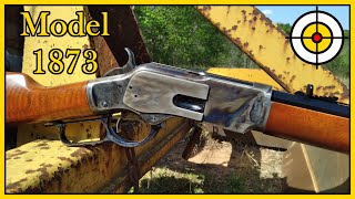 quotThe Gun That Won The Westquot Uberti Cimarron Model 1873 Unboxing Range Review amp First Shots [upl. by Htebirol]