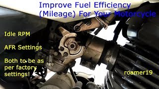 How to improve fuel economy mileage for motorcycle  GS150R  Suzuki Motorcycle  RoamerRealm [upl. by Enimaj]