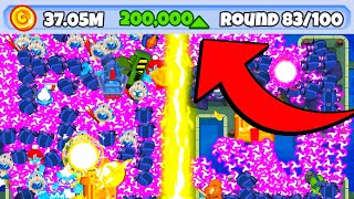 So I got over 200000 ECO in BANANZA Bloons TD Battles 2 [upl. by Ahsaele]