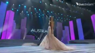 Miss Universe 2011 Preliminary  AUSTRALIA ScherriLee Biggs [upl. by Wildon]