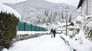 A Snowy Day Around Samoens Village [upl. by Milinda]