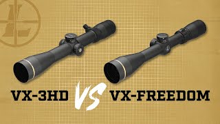 Leupold VX3HD vs VXFreedom Riflescope [upl. by Flower]