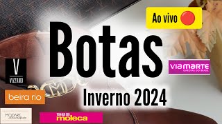 MODARE CALÇADOS  VIZZANO  BEIRARIO  VIA MARTE  BOTAS FEMININAS CONFORTÁVEIS ✨ 2024 [upl. by Pogah]