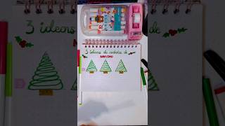 3 ideas de árboles de navidad comodibujar arbolesdenavidad apuntesnavideños study navidad [upl. by Zelde]