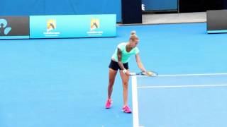 POLONA HERCOG  BEST SERVE IN WOMENS TENNIS slow motion [upl. by Alded]