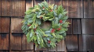 How to Make a Holiday Wreath [upl. by Jania733]