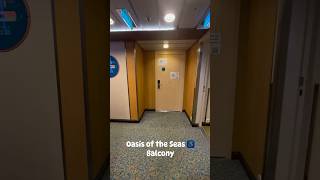 Oasis of the Seas ♿ Accessible Balcony Cabin wheelchairtravel royalcaribbean wheelchairadventures [upl. by Asyar]