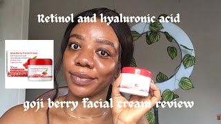 Goji berry facial cream Goqi berry facial cream  product review [upl. by Anairotciv788]