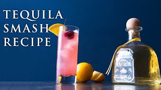 Tequila Smash Cocktail Recipe for Summer  Patrón Tequila [upl. by Htez152]