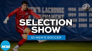 2024 NCAA DI mens soccer championship selection show [upl. by Emeric455]