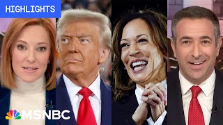 Countdown to the 2024 election Election eve  MSNBC Highlights [upl. by Benia96]