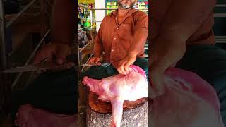 Best Goat brisket meat 🍖 cutting shorts [upl. by Bultman586]