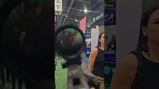 shot show 2024 and holosun has their thermal red dot Drsth with magnifier [upl. by Naoj]