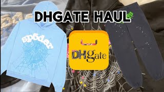 IS DHGATE TAKING OVER DHGATE SP5DER HOODIE REVIEW [upl. by Jc]