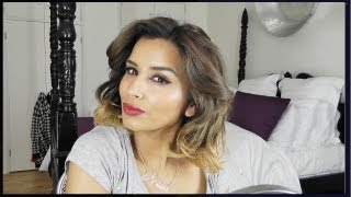 HAIR TUTORIAL  Quick 10min hair using only the Babyliss 38mm curling tongs [upl. by Nahallac856]