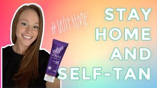 AT HOME SELFTANNING TIPS using Norvells Venetian Rapid SelfTanning Lotion WITH ME [upl. by Eenttirb]