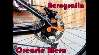 aerografia en bicicleta  como pintar tu bicicleta part1 [upl. by Bonis]