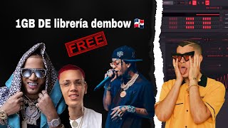 LIBRERÍA DEMBOW DOMINICANO GRATIS  1GB DE SONIDOS DE DEMBOW GRATIS 🥶 [upl. by Harrod626]