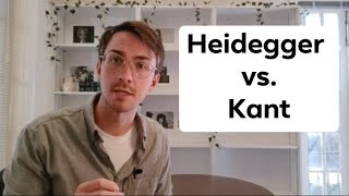 Heidegger vs Kant [upl. by Oesile436]