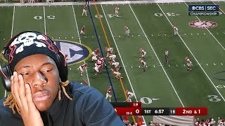 REACTING TO 1 GEORGIA vs 8 Alabama Im Sick [upl. by Nnayram911]