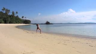 beach yoga dance play [upl. by Edie]