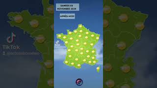 🌦 Météo du jour en France  2 novembre 2024 🌦 [upl. by Battat]