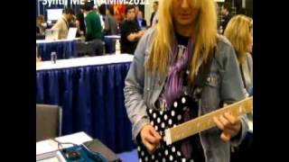 NAMM 2011  First Look at Roland GR55 Guitar Synthesizer [upl. by Alis]