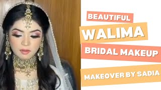 beautiful walima bridal makeup tutorial trranding viralvideo [upl. by Ahsika]