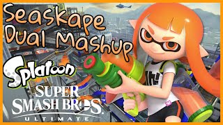 Seaskape Dual Mashup Splatoon X Super Smash Bros Ultimate Music Mashup [upl. by Stander]