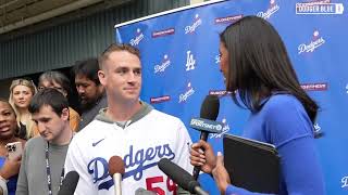 2024 DodgerFest Evan Phillips talks potential Dodgers closer role amp more [upl. by Isewk]