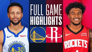 WARRIROS at ROCKETS  FULL GAME HIGHLIGHTS  October 29 2023 [upl. by Diogenes]